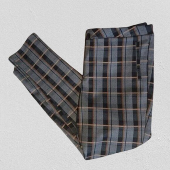 Le Chateau Plaid Pants Women's Size 16 Acadamia Preppy Grunge - Picture 1 of 6